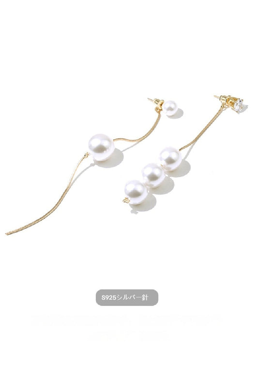614180779618 ピアス　パール　ウエディング小物