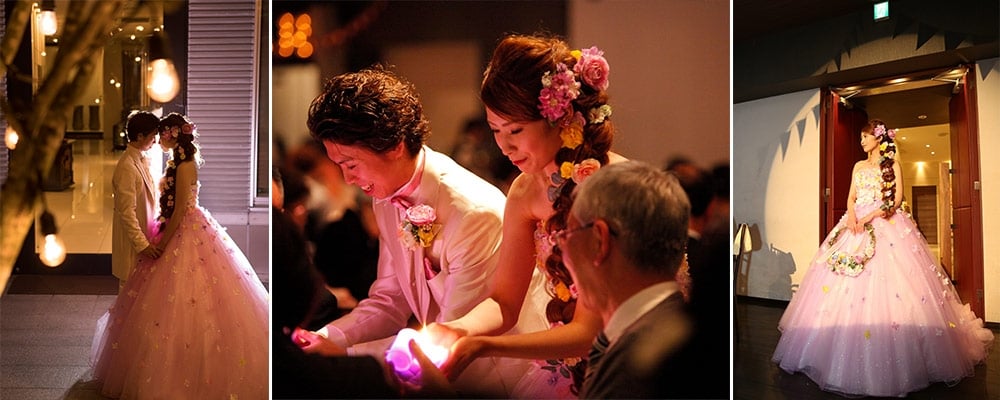 miku様結婚式カラードレス