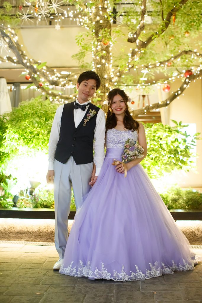 紫・パープル系カラードレス、大人かわいい結婚式におすすめ - Cocomelodyマガジン