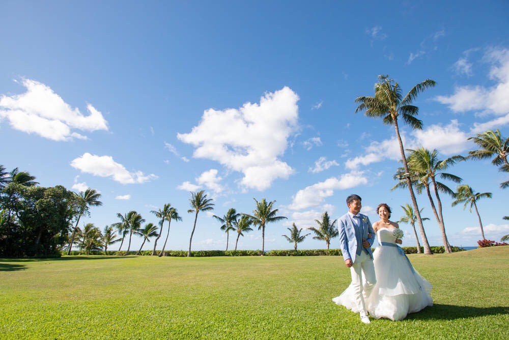 ハワイ パラダイスガーデンクリスタルチャペル　結婚式