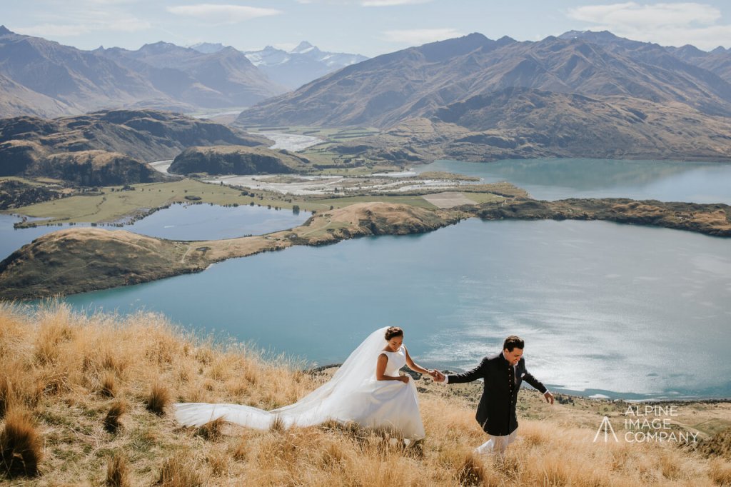 ワナカ・ニュージーランド　結婚式前撮り　国際結婚
