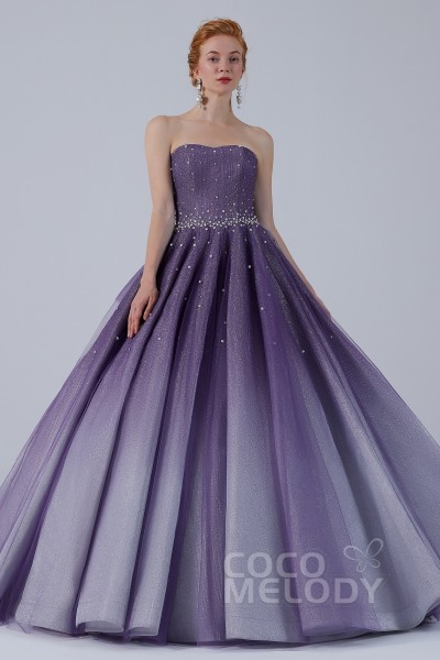 ドレス　紫