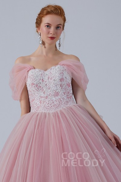 ココメロディ カラードレス くすみピンク スーツ/フォーマル/ドレス 